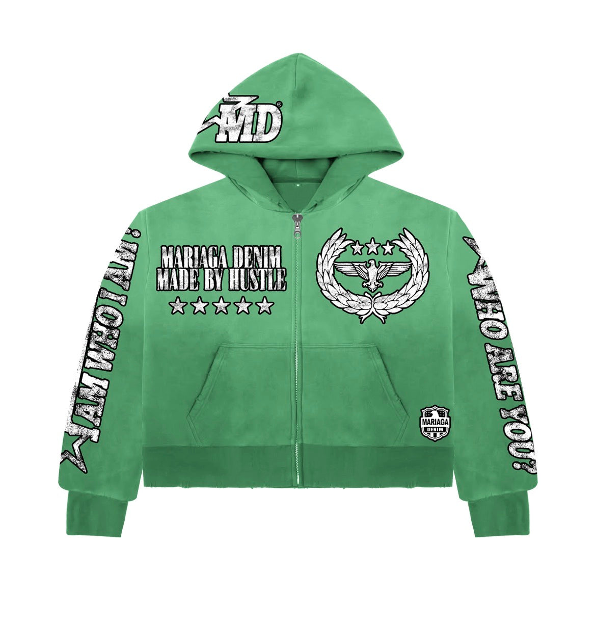 MADE BY HUSTLE SWEATSUIT (GREEN)