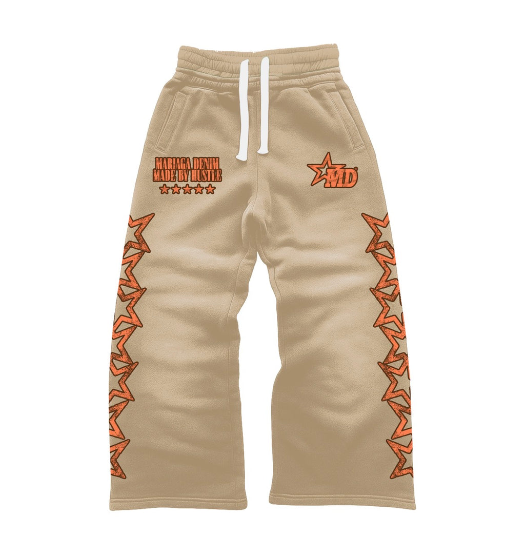 MADE BY HUSTLE SWEATSUIT (TAN)