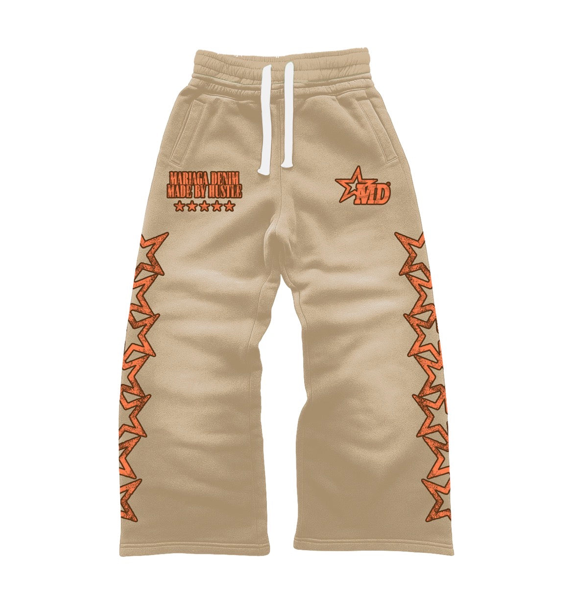 MADE BY HUSTLE SWEATSUIT (TAN)